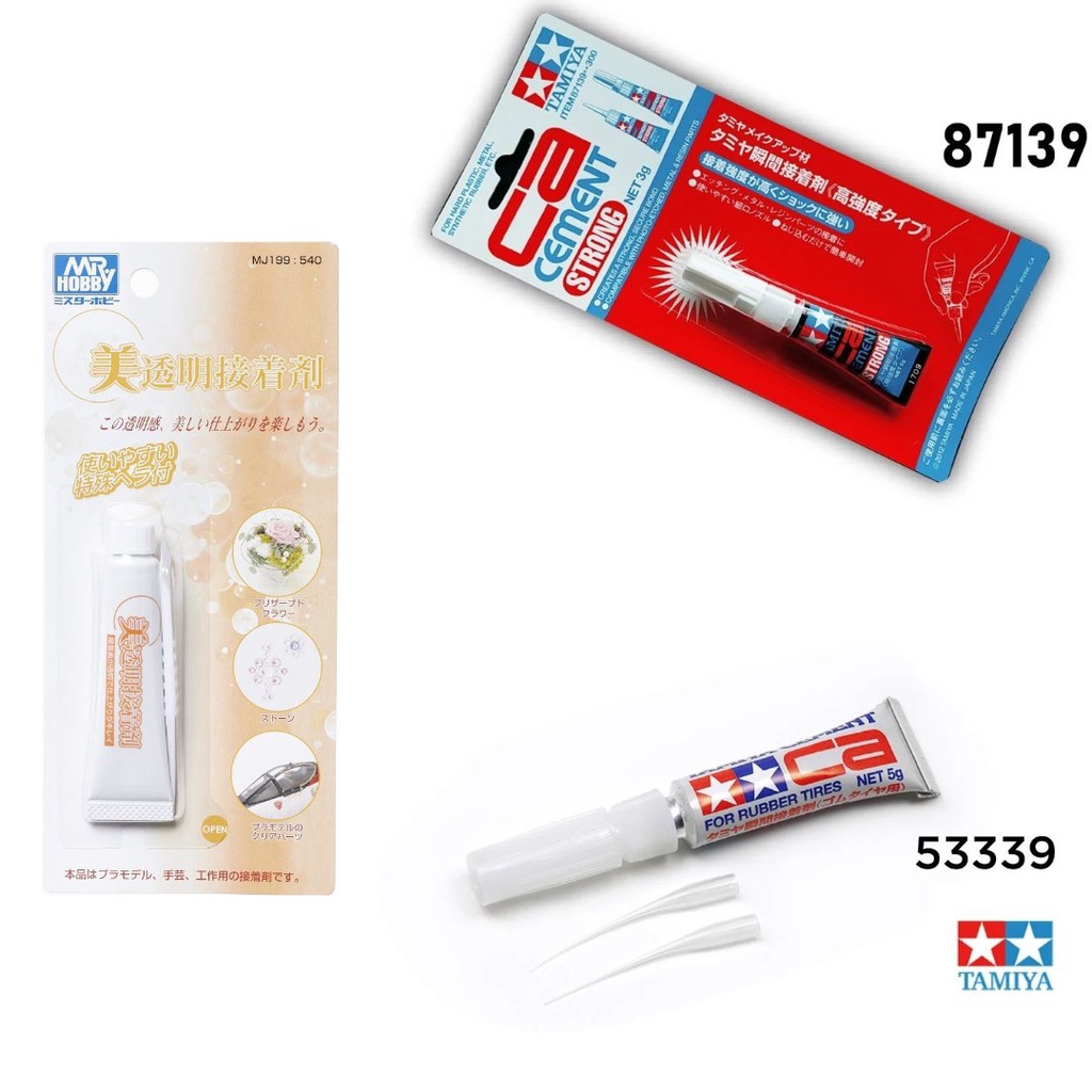 DUNG DỊCH KEO DÁN MÔ HÌNH NHỰA TRONG MJ-199 MR.CLEAR - TAMIYA CEMENT CA STRONG - TAMIYA CA CEMENT