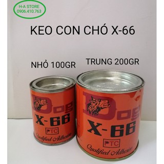 Keo dán con chó X-66 Nhỏ 100GR/ Trung 200GR