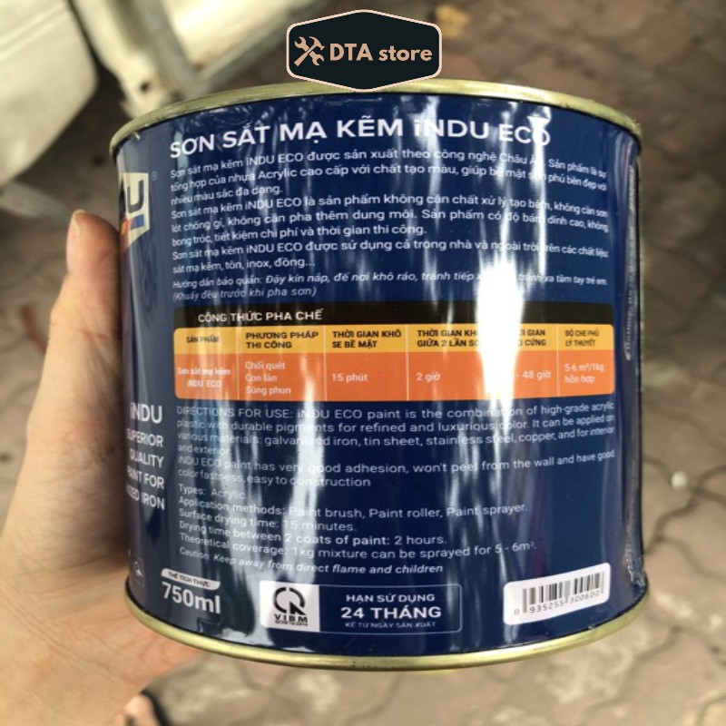 SƠN MẠ KẼM THÁI LAN CAO CẤP LON GẦN 1KG