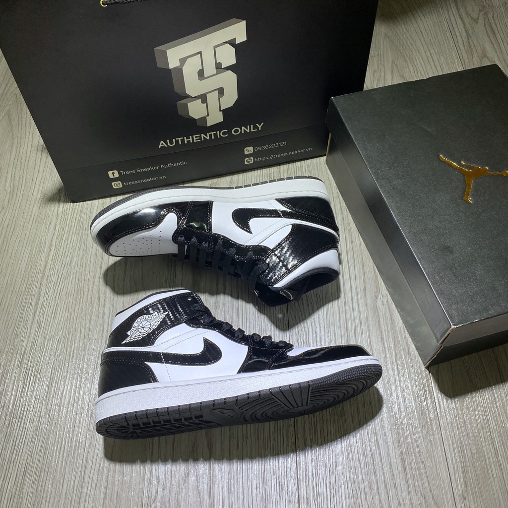 [ CHÍNH HÃNG ] Giày thể thao NIKE AIR JORDAN 1 MID CARBON FIBER