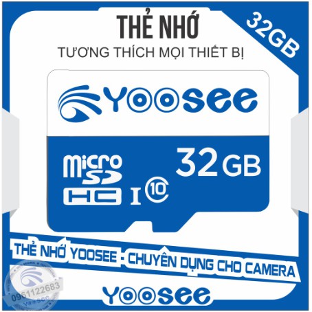 Thẻ Nhớ 32GB/ 64GB YooSee Chính Hãng Tốc Độ Cao - Chuyên dụng cho camera và điện thoại | BigBuy360 - bigbuy360.vn