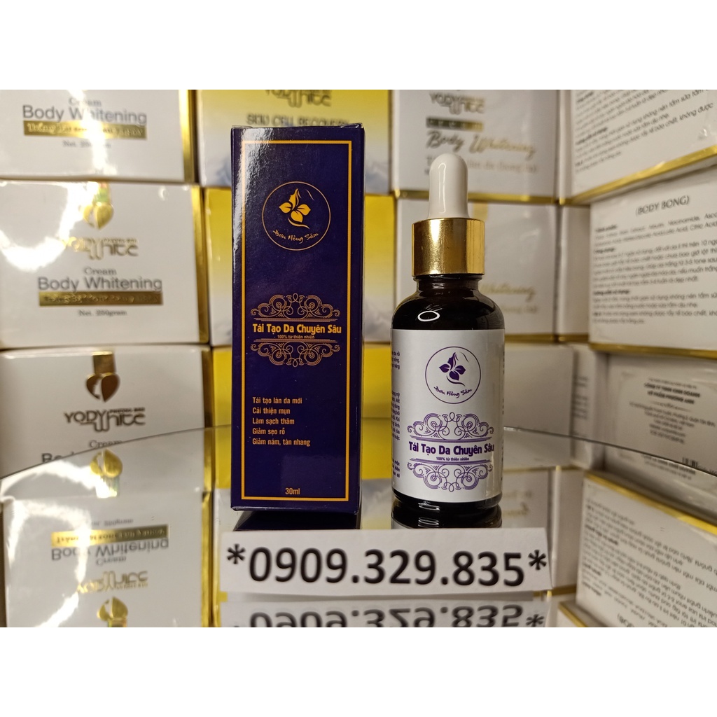 TÁI TẠO DA ĐƠN HỒNG SÂM 30 ML - SẠCH MỤN THÂM NÁM TÀN NHANG