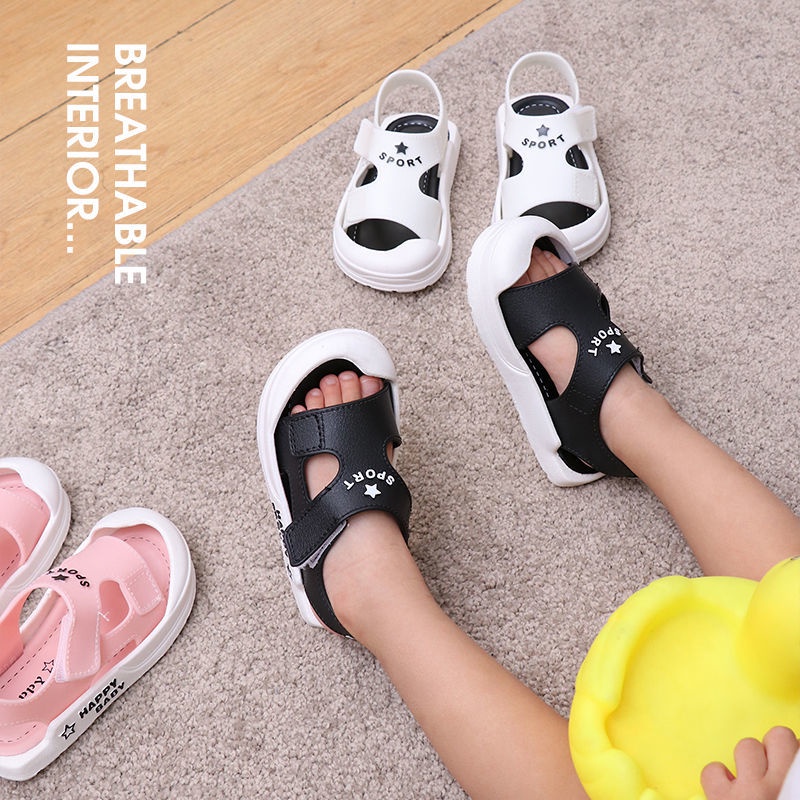 Oeggeo Xăng đan Đế Bằng Chống Va Đập Cho Trẻ Em
