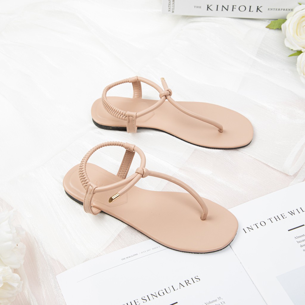 Giày sandal nữ qua kẹp đế bệt MWC NUSD- 2843