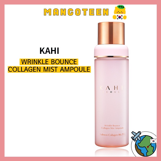 Xịt cấp ẩm Kahi Wrinkle Bounce Collagen Mist Ampoule 100ml