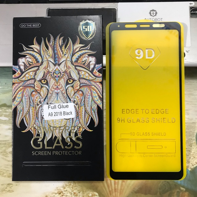 Kính cường lực 5D full màn Samsung A9 2018 xịn