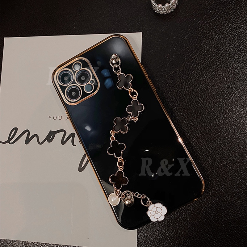 Ốp Điện Thoại Mềm Có Vòng Đeo Tay Cho Redmi Note 11 Pro Note11S Redmi 10C 9A 9C 9T Note10S Note9 Note9S Note10 Note8