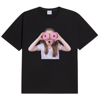 Áo thun ngắn tay adlv baby face bé gái donut 2