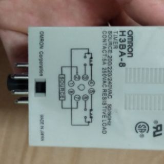 Rơ le thời gian omron H3BA