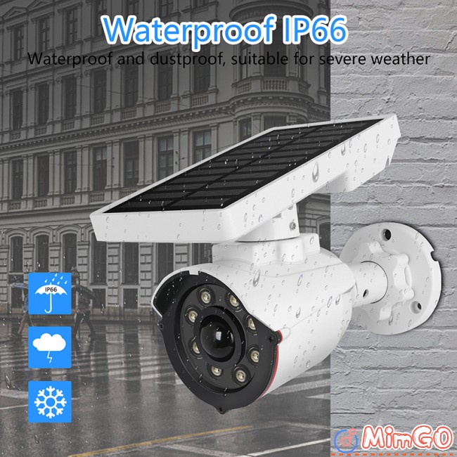 Camera An Ninh Chống Nước Kết Nối Wifi Có Đèn Led