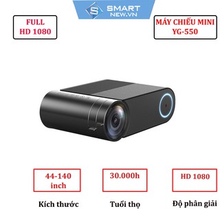[macmun]- Combo Máy chiếu mini YG550-Full HD 1080-Máy chiếu mini tốt nhất 2019