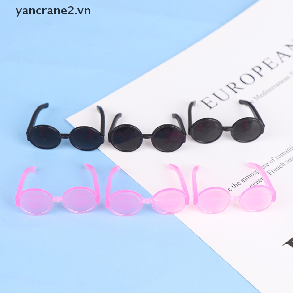 Set 20 Mắt Kính Nhựa Tỉ Lệ 1: 12 Dành Cho Búp Bê