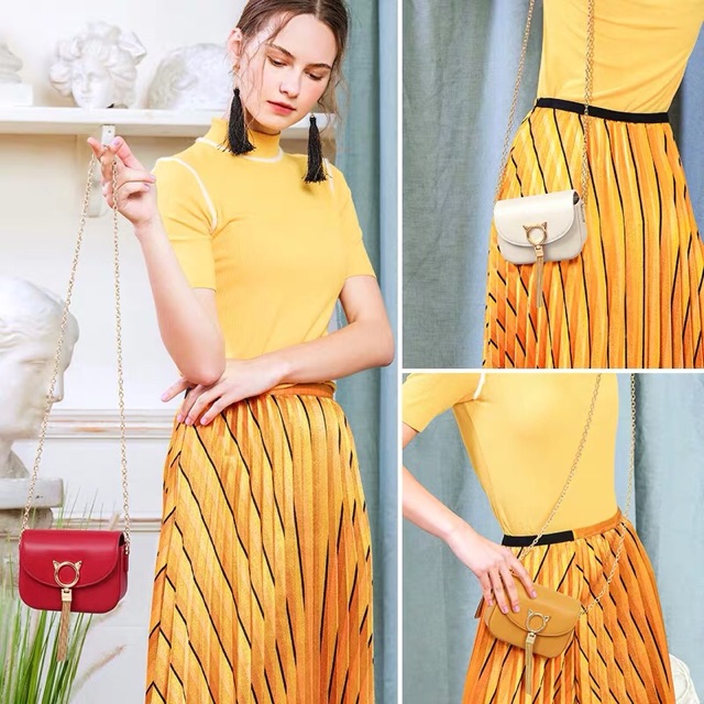 [Mã WABRBAGS giảm 20K đơn 99K] Túi đeo chéo nữ mini Nucelle xinh xắn - MG35