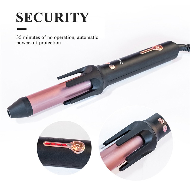 CkeyiN Automatic Hair Curler Ceramic Fast Heating Temperature-Adjustable HS485