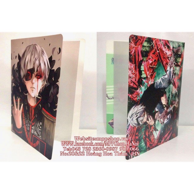 Kẹp đựng bài kiểm ,tra ảnh tokyogoul kenniki 40 lá đựng 60 ảnh bài