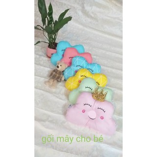 Combo 10 gối sơ sinh cho bé, gối bông sơ sinh