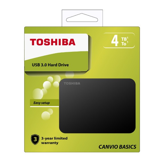 Ổ cứng di động Toshiba Canvio Basics 4TB usb 3.0