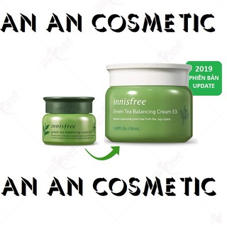 [New 2019] KEM DƯỠNG DA TRÀ XANH DÀNH CHO DA HỖN HỢP INNISFREE GREEN TEA BALANCING CREAM EX
