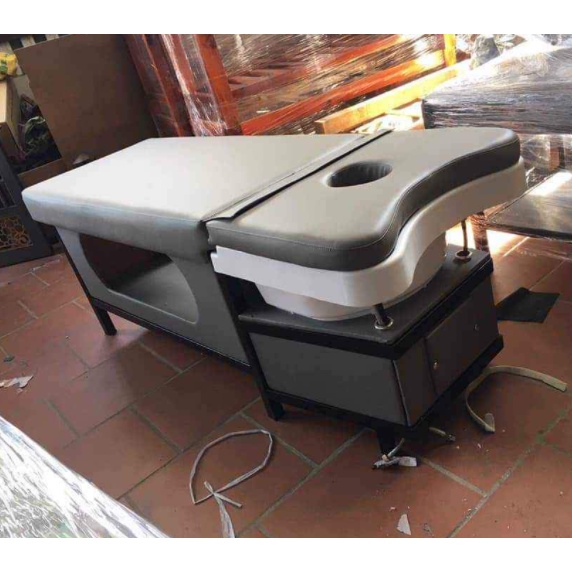 Giường Massage Spa gội đầu massage 2in1 tai thỏ kiểu mới - giường gội đầu dưỡng sinh