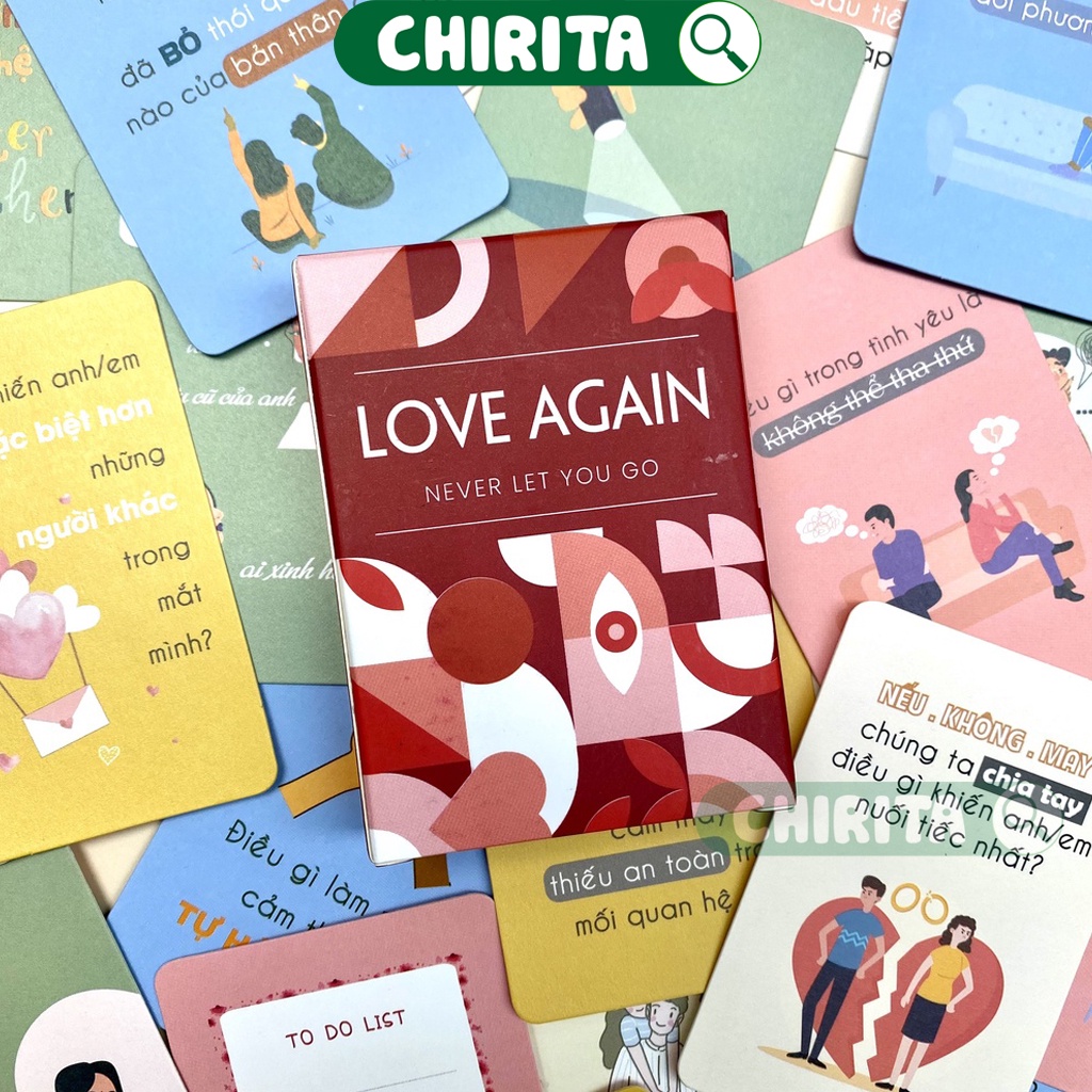 Bộ Bài Tình Yêu LOVE AGAIN Cho Cặp Đôi Couple Thấu Hiểu - Bài Drinking Game 18+ Cho Cặp Đôi, Vợ Chồng Thử Thách Chirita