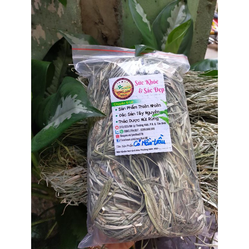 Cỏ Mần Trầu Sấy Khô