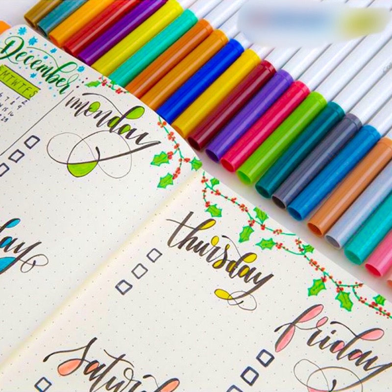 Bộ 20 màu bút lông nét mảnh - nét đậm có thể rửa được Crayola