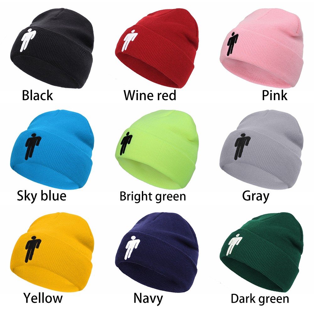 Mũ beanie unisex thêu hình phong cách Hiphop