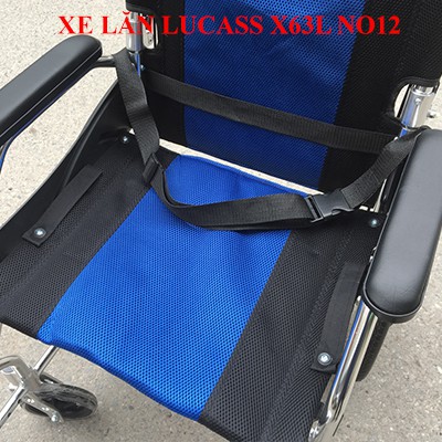 Xe lăn hợp kim nhôm du lịch siêu nhẹ Lucass X63L