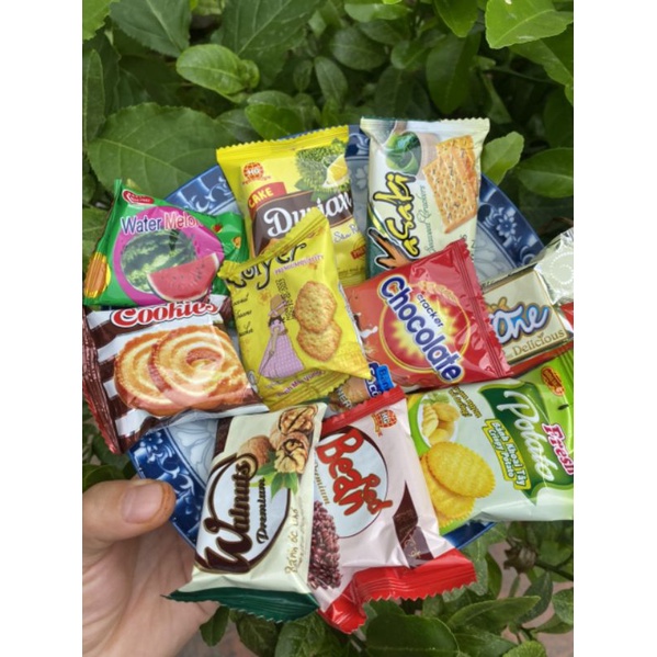 Mix 10 loại bánh quy ngon gói 300g chỉ 30k