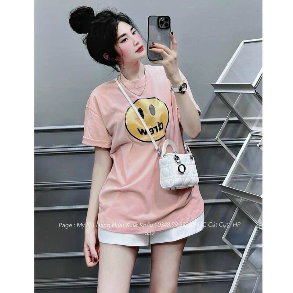 ÁO THUN CREW HÓT HÓT. Phom rộng tay lỡ 40-70kg