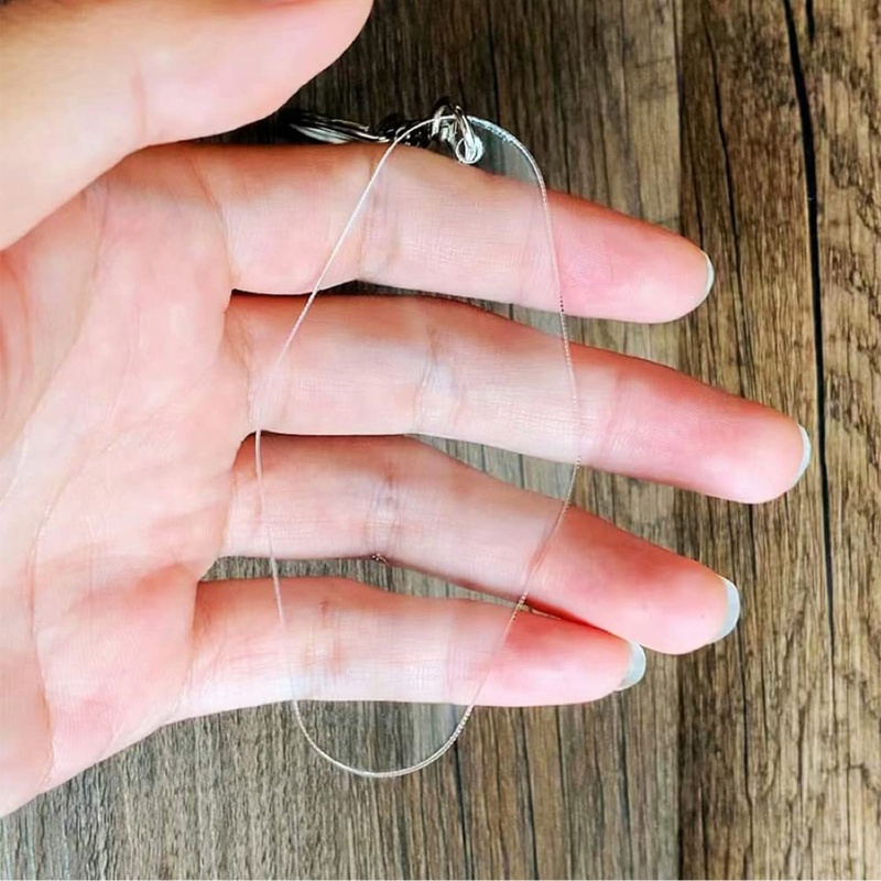 Set 90 Móc Khóa 30X 30 Vòng Bằng Acrylic Trơn