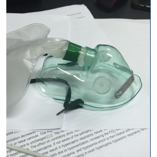 Dây thở oxy 2 nhánh, Mask oxy, Mặt nạ thở oxy có túi