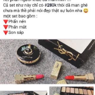 Sét trang điểm YSL 4 món