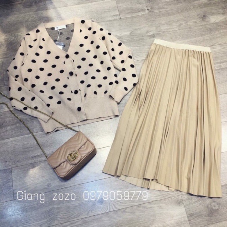 Chân Váy Xếp Ly Dáng Dài Ánh Nhũ Hàng Quảng Châu | BigBuy360 - bigbuy360.vn