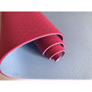 Thảm Tập Yoga Cao Cấp 2 Màu MIKIE MAT - Biển Sen TY2M-S