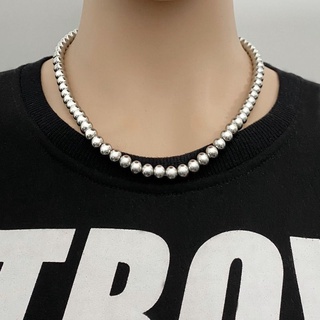 Dây chuyền bi unisex thép titan không gỉ
