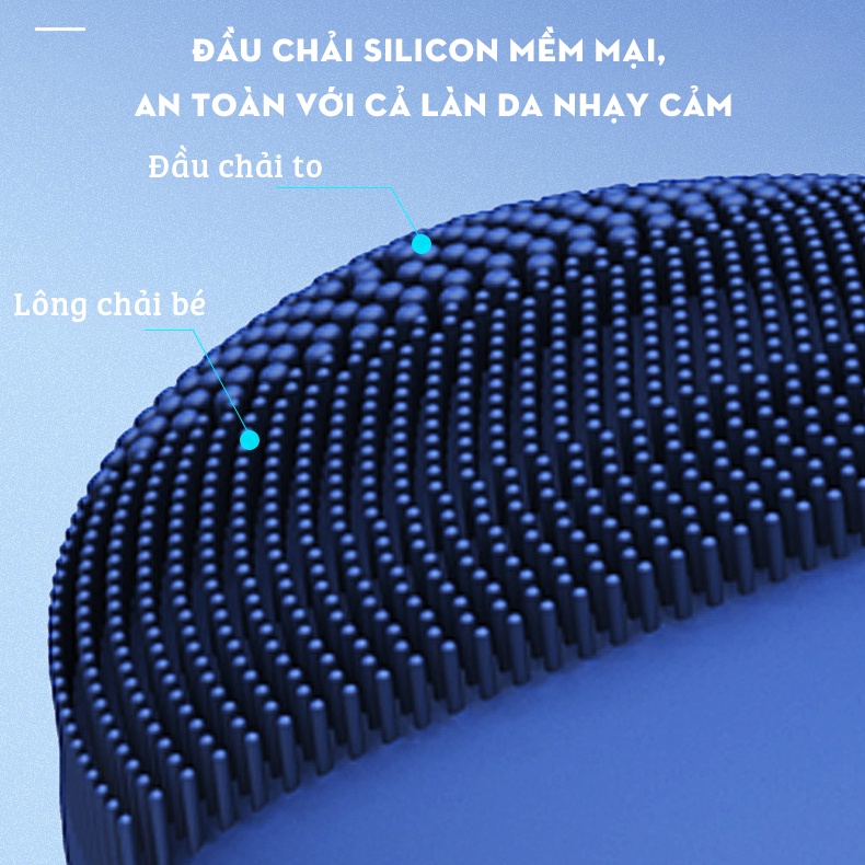 Máy rửa mặt và massage da mặt nam nữ Máy làm sạch mặt silicon công nghệ sóng siêu âm 4.0 Làm sạch bụi bẩn và dầu thừa