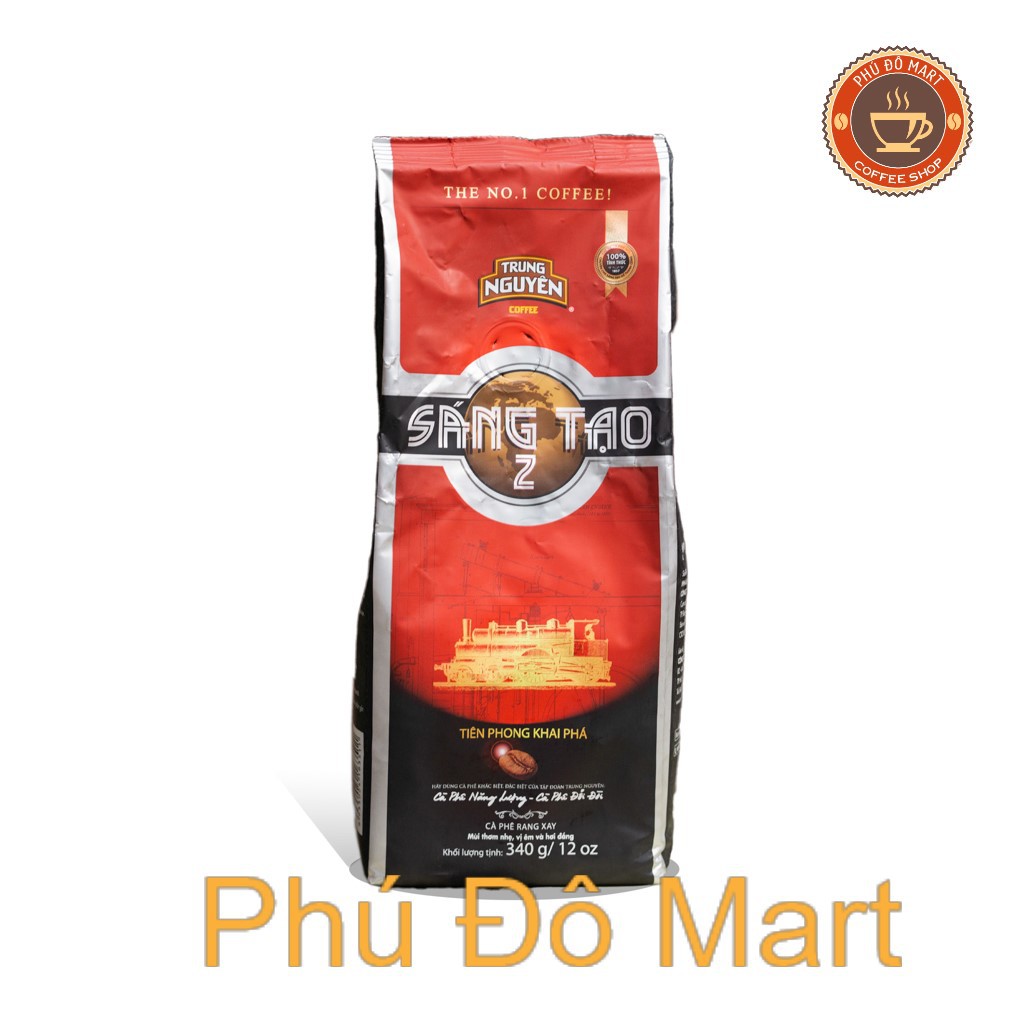 Cà Phê Rang Xay Pha Phin Trung Nguyên Sáng Tạo 2 - Loại Gói 340 gr