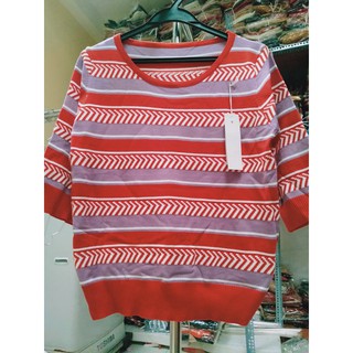 Áo len sọc thổ cẩm Quảng Châu