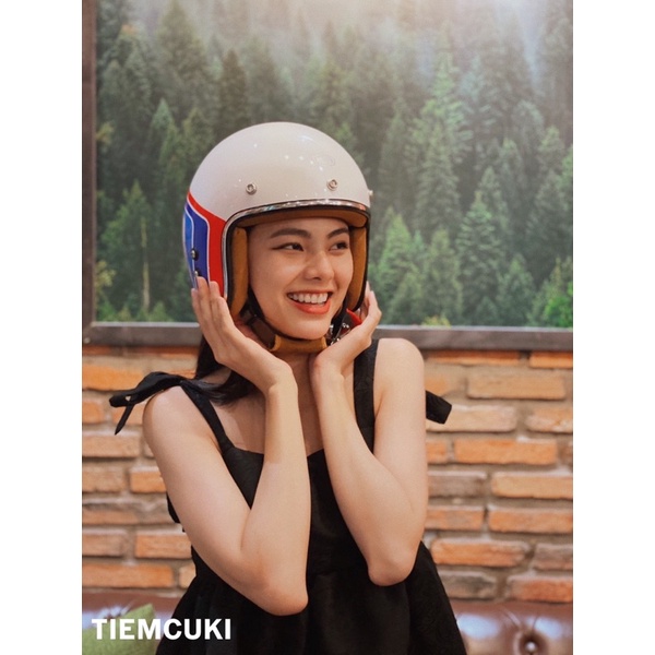 Nón bảo hiểm Kraft Helmet- Wings - Vintage Motocycle