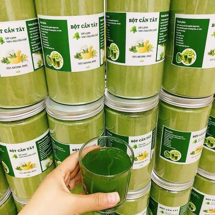 Bột cần tây, bột cần tây nguyên chất, sấy lạnh hộp 500gr