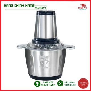 Máy xay thịt đa năng cối inox 304 4 lưỡi đa năng, công suất 250w- xay thịt, xay tỏi ới, xay rau củ quả, bảo hành 3 tháng