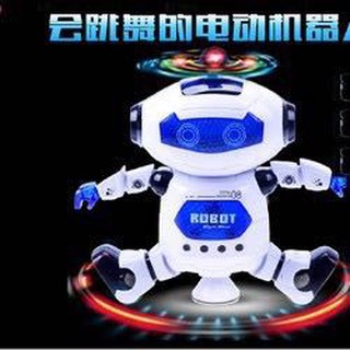 ROBOT Xoay Phát Nhạc Có Đèn