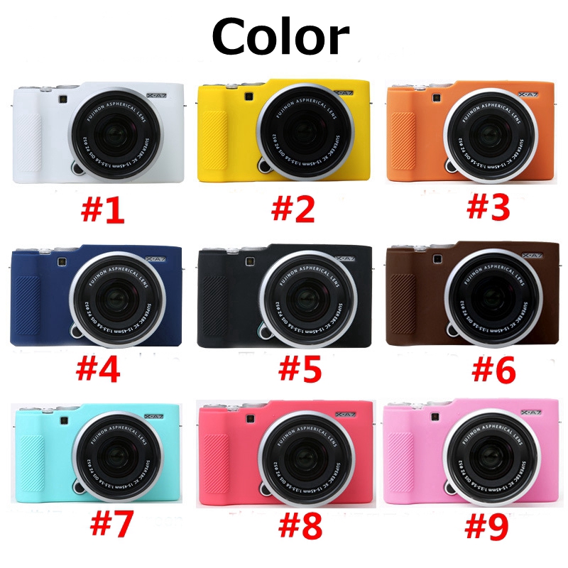 For Fuji XA7 Digital Camera soft silicone TPU Skin Body Rubber Camera Case Bag Full Cover