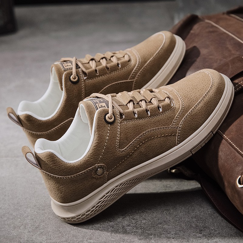 [Ảnh thật - Clip]  Giày Sneaker Nam, Giày Da Nam Thấp Cổ Da Lộn HOT HOT ( S801 ) | BigBuy360 - bigbuy360.vn