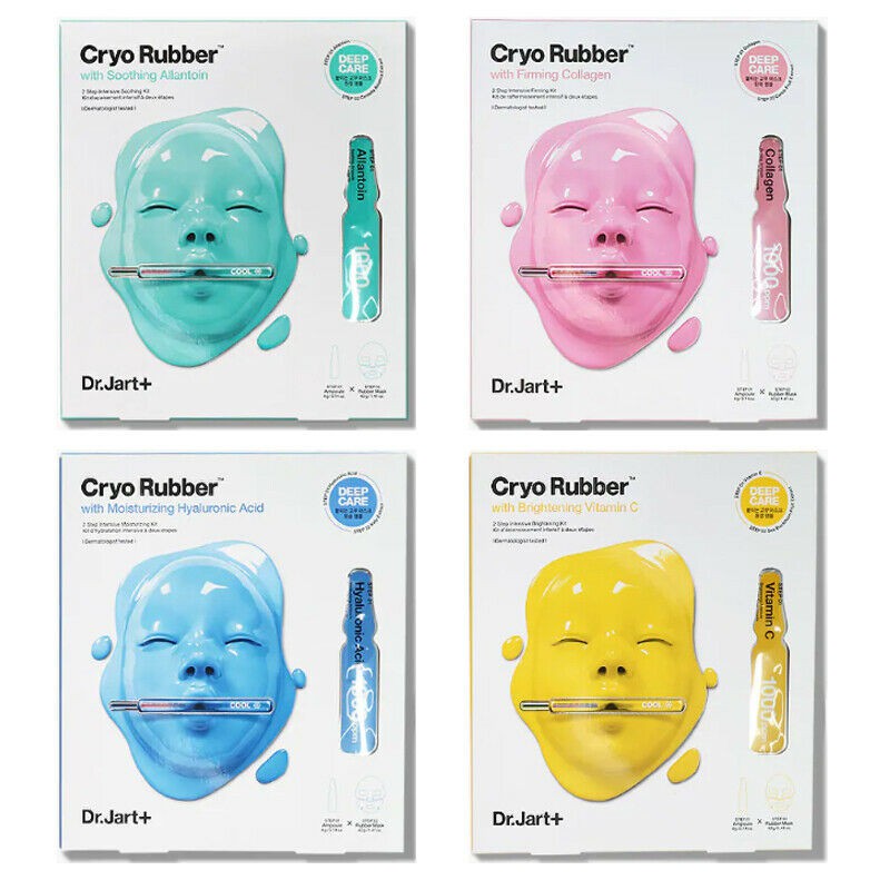 Mặt nạ Dr.jart + cryo rubber mask collagen / làm dịu/ dưỡng ẩm/ làm sáng