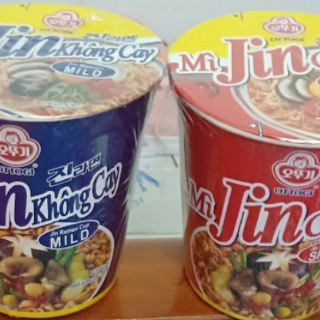 Mì jin cay/không cay ly 65g Ottogi
