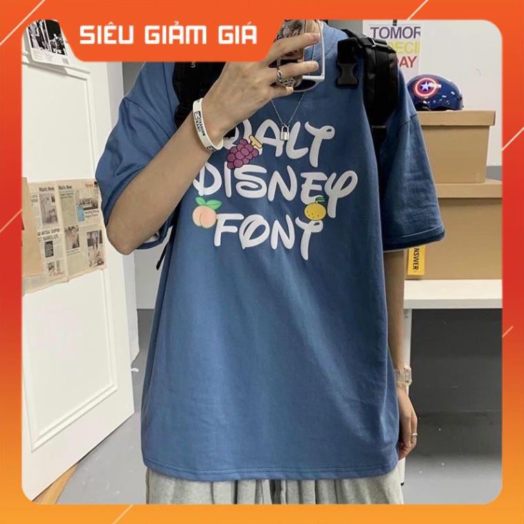 Áo phông Áo thun unisex from rộng cổ tròn tay lỡ freesize 38-70kg KIDDY