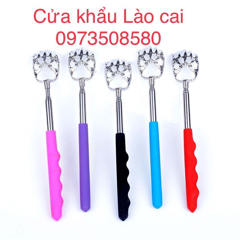 Cây gãi ngứa,mát xa bằng inox rút ra rút vào tiện lợi,hàng dày dặn