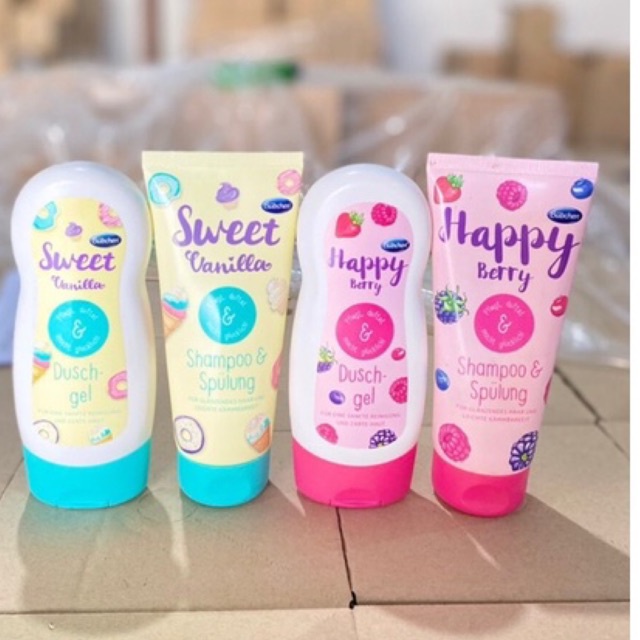 BUBCHEN | Sữa tắm và dầu gội xả cho bé gái từ 5 tuổi trở lên